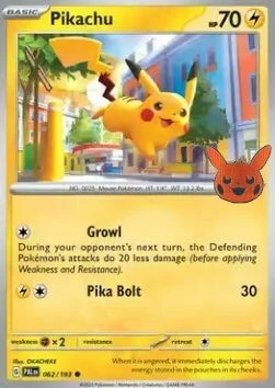 Paldea Evolved Pikachu #62/193 Trick or Trade